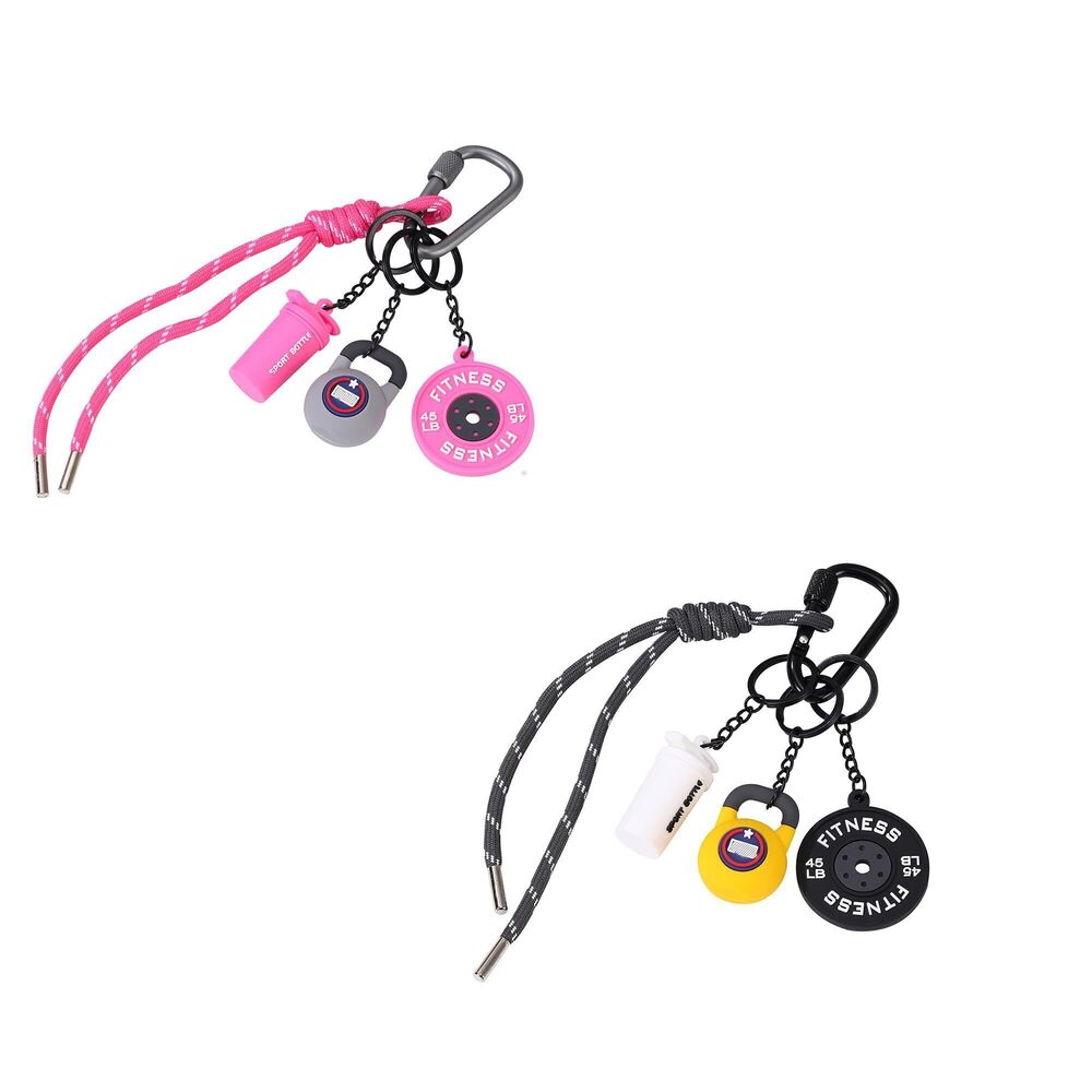 9645 Dumbbell & Weights Keychain Gym Lovers and Bag Fitness Bag backpack